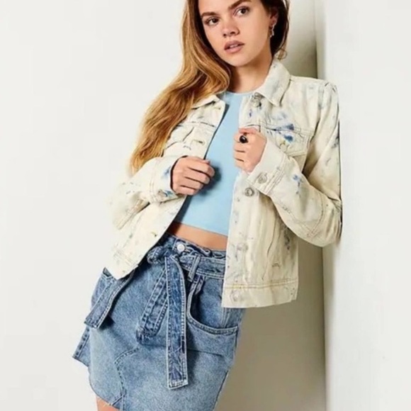 Free People Rumors Denim Jacket NWT - Picture 3 of 16